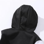 Kids Baseball Jackets Boys and Girls Fit Varsity Jacket Hooded Button Casual Lightweight Plain Cardigan School Coat