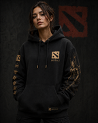 Dota 2 Premium Gold Hoodie — For The Players. For The Legends.