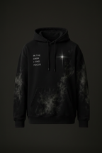Premium Logo Hoodie front view with star and text graphic