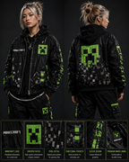Minecraft Adventure Jacket – Premium Gaming Streetwear