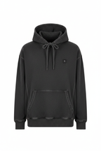 Premium Logo Hoodie front view on white background