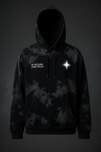 Premium Logo Hoodie front product view on dark background