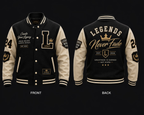 Legends Never Fade – Premium Varsity Jacket DJ Orignal