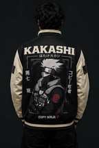 Kakashi Anime Varsity Jacket – Back View