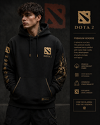 Dota 2 Premium Gold Hoodie — For The Players. For The Legends.